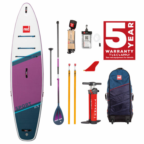 Red Paddle Co. 11'3" Sport HT Purple Package 2022 (SOLD OUT)